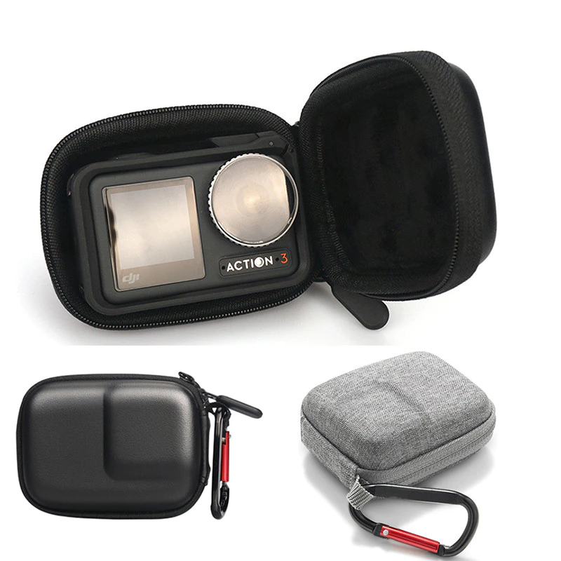 Caixa De Transporte À Prova D'água Mini Bolsa Protetora Para Câmera Dji Osmo Action 5/4/3 Armazenamento De PU2